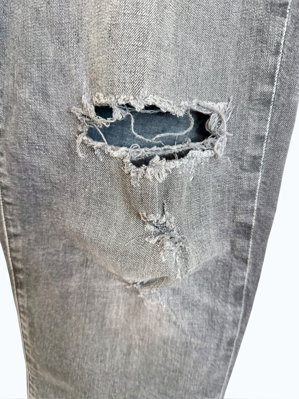 Agolde Men’s Distressed Straight Leg Jeans - 33x28 - Picture 4 of 9